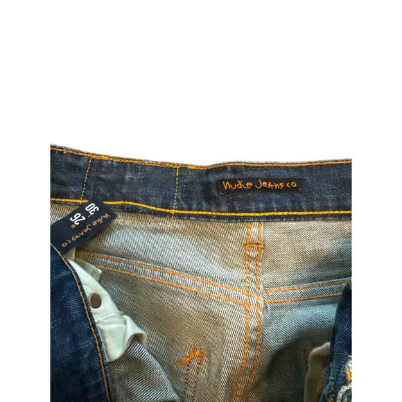 Nudie Men’s "Dude Dan" Button-Fly Jeans Size 26 × 30 – Tapered Denim - Picture 8 of 8